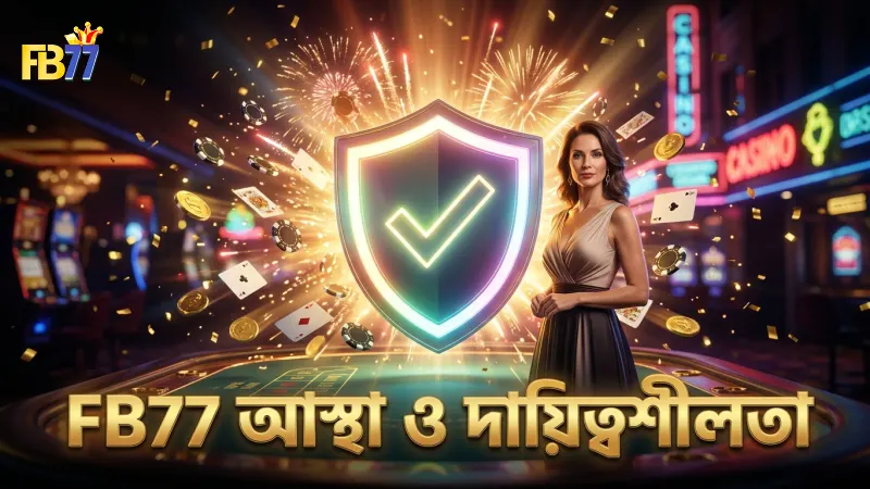 আমাদের সম্পর্কে জানতে পড়ুন আমাদের দীর্ঘমেয়াদী লক্ষ্য 3 FB77 ব্যবহারকারীদের আস্থা এবং দায়িত্বশীল গেমিং নীতি।