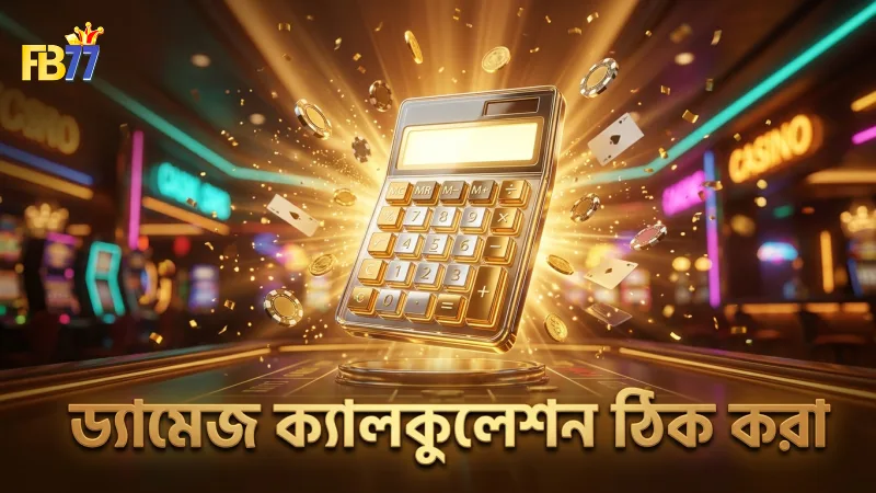 বোম্বিং ফিশিং গেমে ড্যামেজ ক্যালকুলেশন ভুল হলে ফলাফল প্রভাবিত হয়।