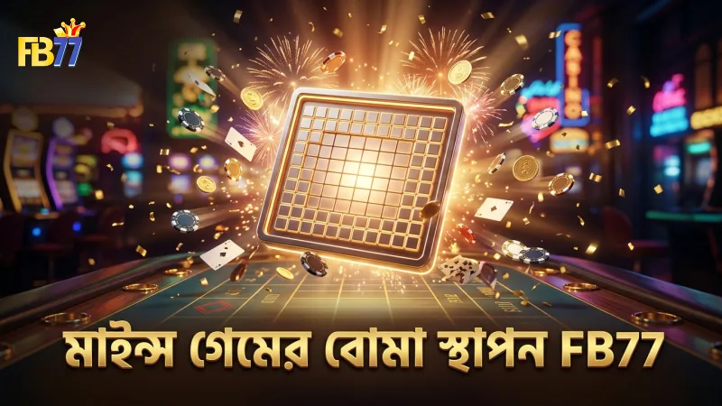 মাইন্স গেম খেলার নিয়ম ও খেলার ধরন পরিচিতি 1 মাইন্স গেমের গ্রিডে বোমা স্থাপনের পদ্ধতি স্পষ্টভাবে দেখানো হয়েছে